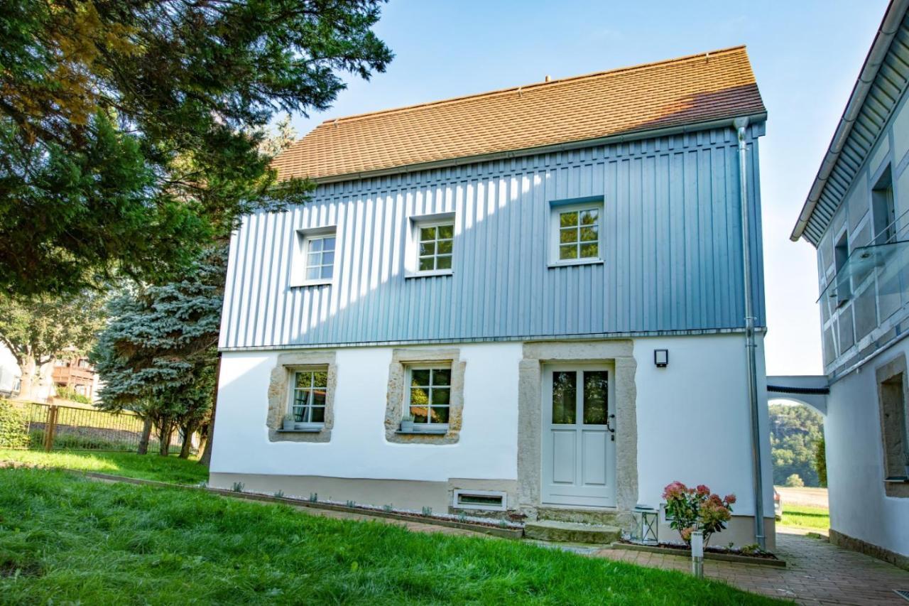 Traumhaftes Gaestehaus An Elberadweg Und Bastei Rathen Buitenkant foto